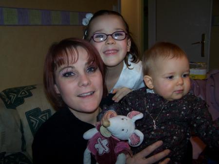 Avec tata Aurore et Cassandra