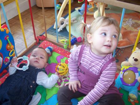 Avec mon copain Benjamin