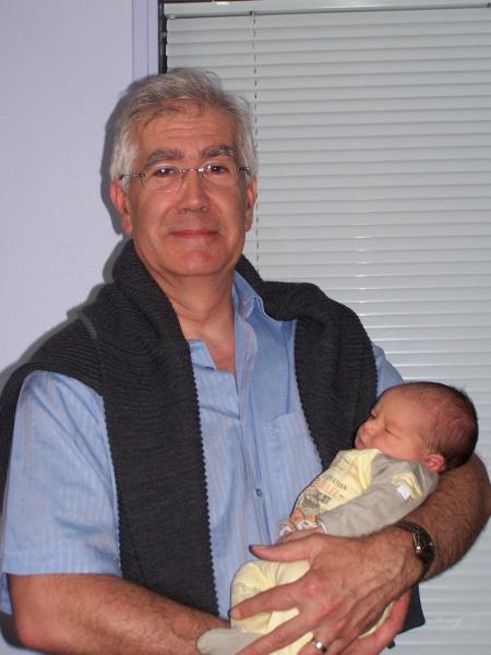 Avec Georges le papa de mon tonton Fabrice