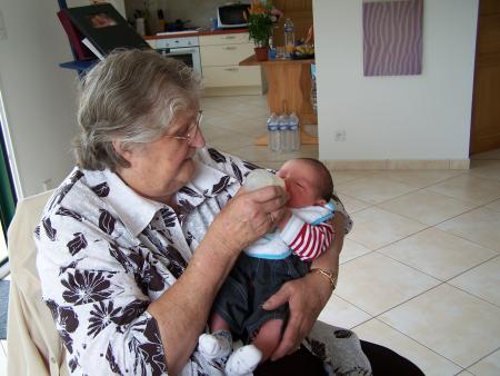 Avec la mama