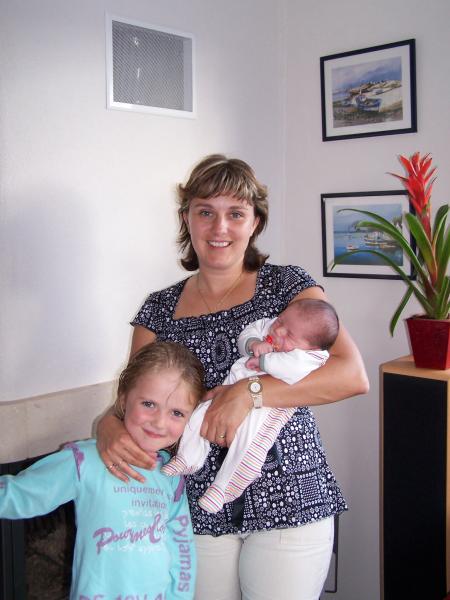 Avec tata Christelle et Oc�ane