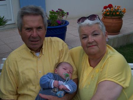 Avec papi et mamie de Vend�e