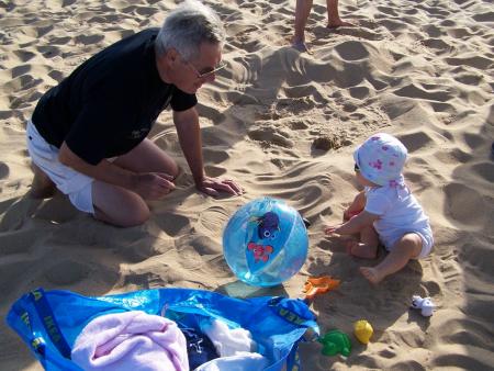 au ballon avec papinou