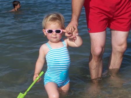 Premi�re fois dans la mer