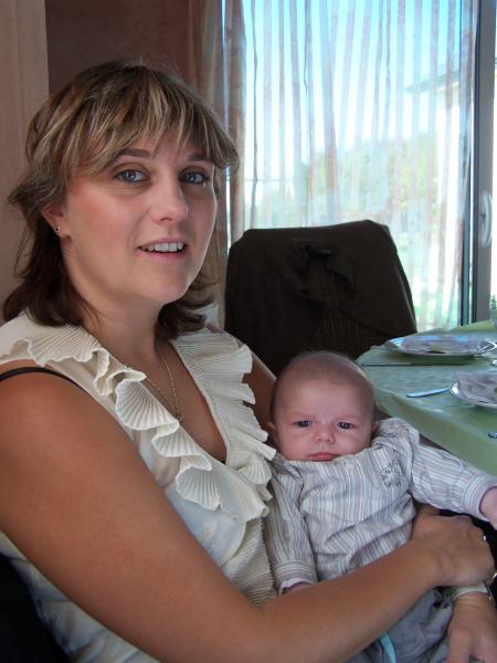 Avec tata Christelle