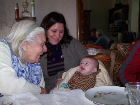Avec mon arri�re grand mamie