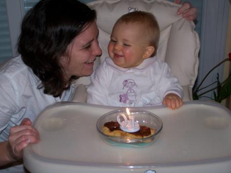1�re bougie avec maman
