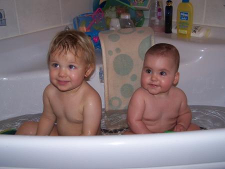 D�tente dans le bain
