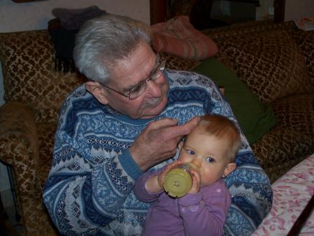 Avec mon arri�re grand-papi